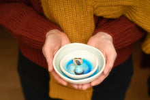 Load image into Gallery viewer, Ceramic jewellery bowl / ring dish. Handcrafted in Ireland. Sea range.
