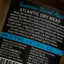 Load image into Gallery viewer, Atlantic Dry Mead - Sauternes Barrel Aged Limited Edition
