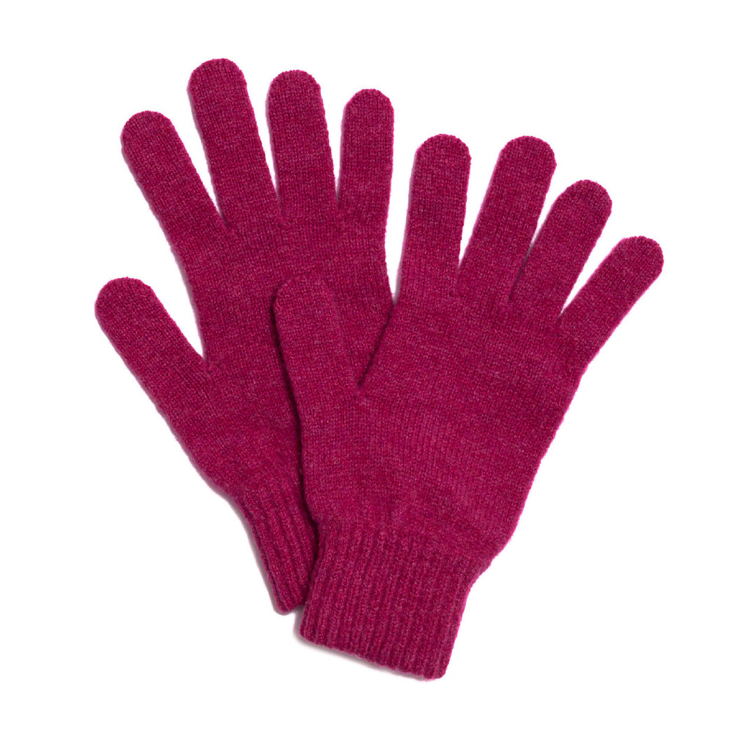 Cerise - Donegal Wool Gloves