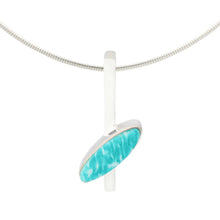 Load image into Gallery viewer, Silver Pendant set with Semi Precious Stone
