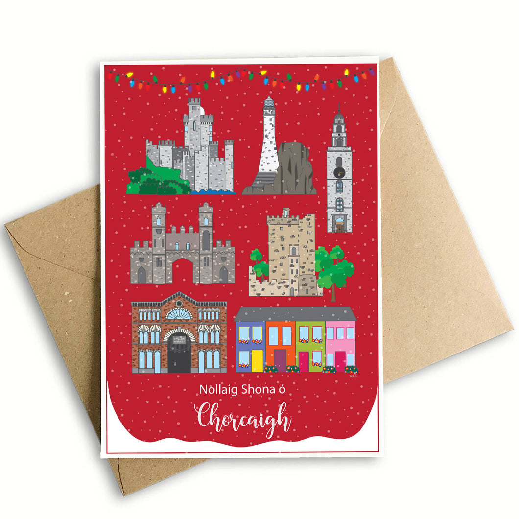 Cork Christmas Card (5 Pack)