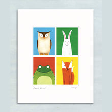 Load image into Gallery viewer, Forest Friends giclee print 11 x 14&quot;
