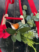 Load image into Gallery viewer, Christmas Robins gifts , Christmas foliage and lucky irish horse shoe
