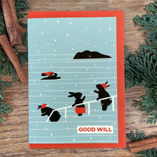 Load image into Gallery viewer, Sea Swim Christmas Cards Mixed Pack of 5

