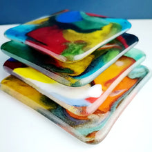 Load image into Gallery viewer, Handmade Glass Coasters

