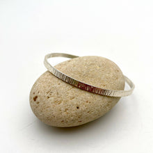 Load image into Gallery viewer, Handmade Silver “Forge” Bangle
