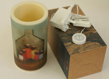 Load image into Gallery viewer, Wax Print Hurricane Lantern - The Boathouse
