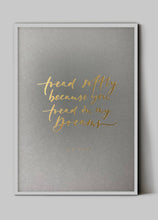 Load image into Gallery viewer, Tread Softly Gold Foil

