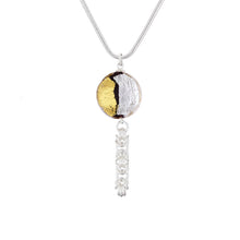 Load image into Gallery viewer, &quot;Sun &amp; Moon&quot; - sterling silver &amp; Murano glass necklace
