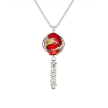 Load image into Gallery viewer, &quot;Flamenco&quot; Sterling silver &amp; Murano glass necklace
