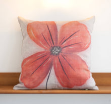 Load image into Gallery viewer, Poppy Natural Linen Cushion
