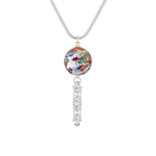 Load image into Gallery viewer, &quot;Gala&quot; Sterling silver &amp; glass necklace
