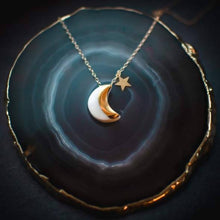 Load image into Gallery viewer, Moon and Star Necklace
