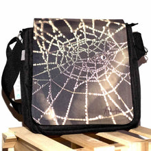 Load image into Gallery viewer, Spiderweb messenger shoulder bag
