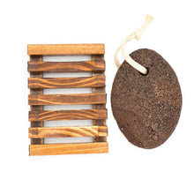 Load image into Gallery viewer, Pumice Stone with wooden tray

