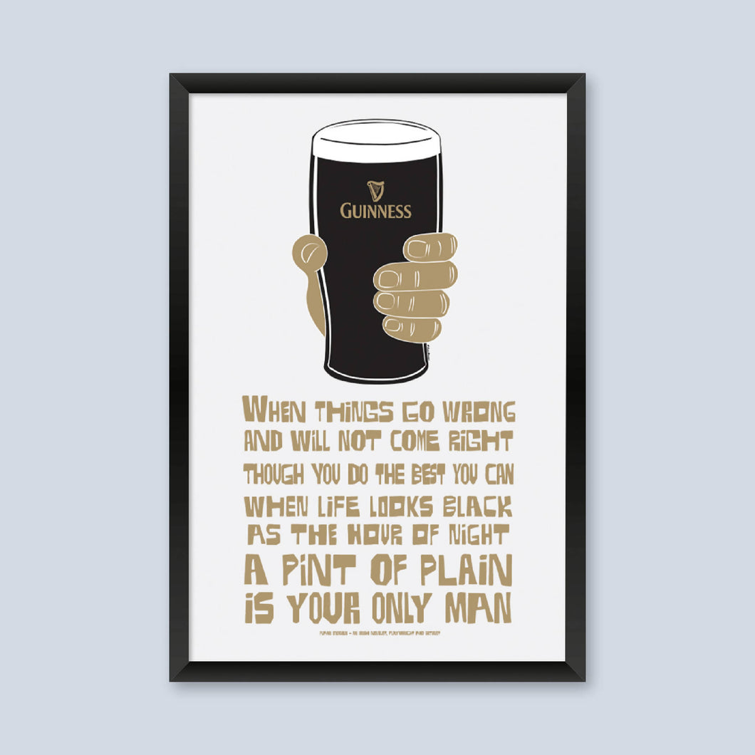 Guinness - Original Screen Print - Signed by the Artist
