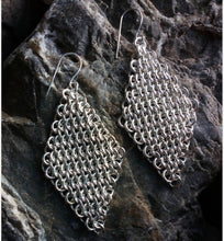 Load image into Gallery viewer, Chainmaille Taper Earrings
