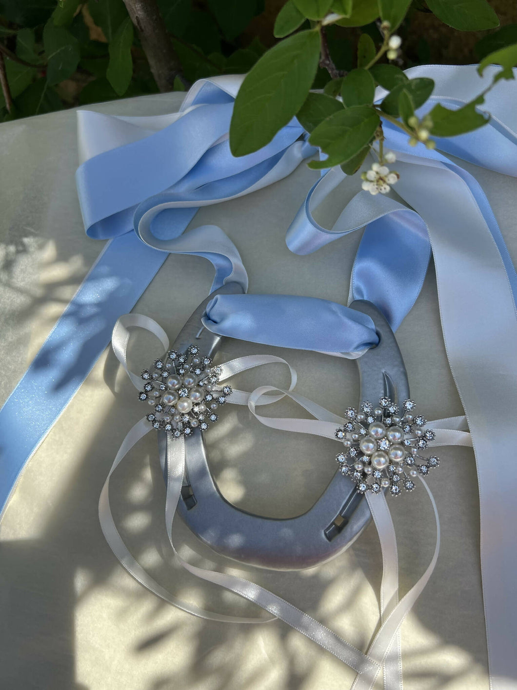 Borrowed and Blue wedding horse shoe gift