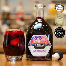 Load image into Gallery viewer, Kinsale Hazy Summer Mead - Light and Fruity Berry mead
