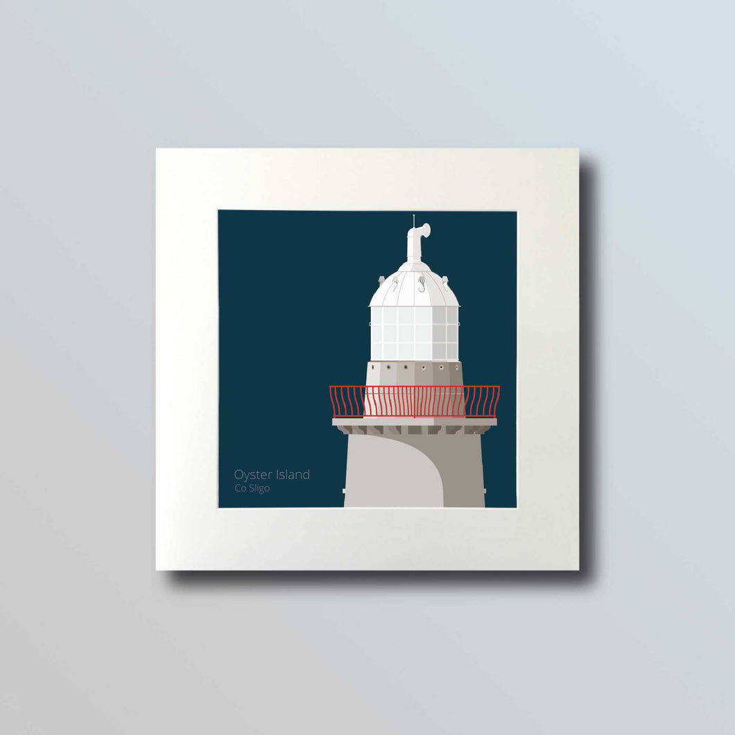 Oyster Island Lighthouse - Sligo - art print