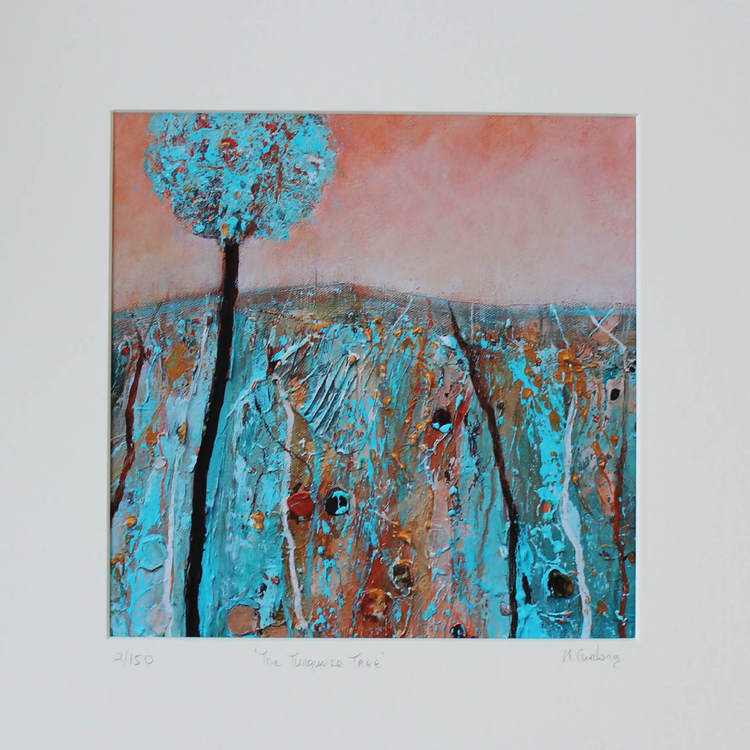 The Turquoise Tree - Limited edition print
