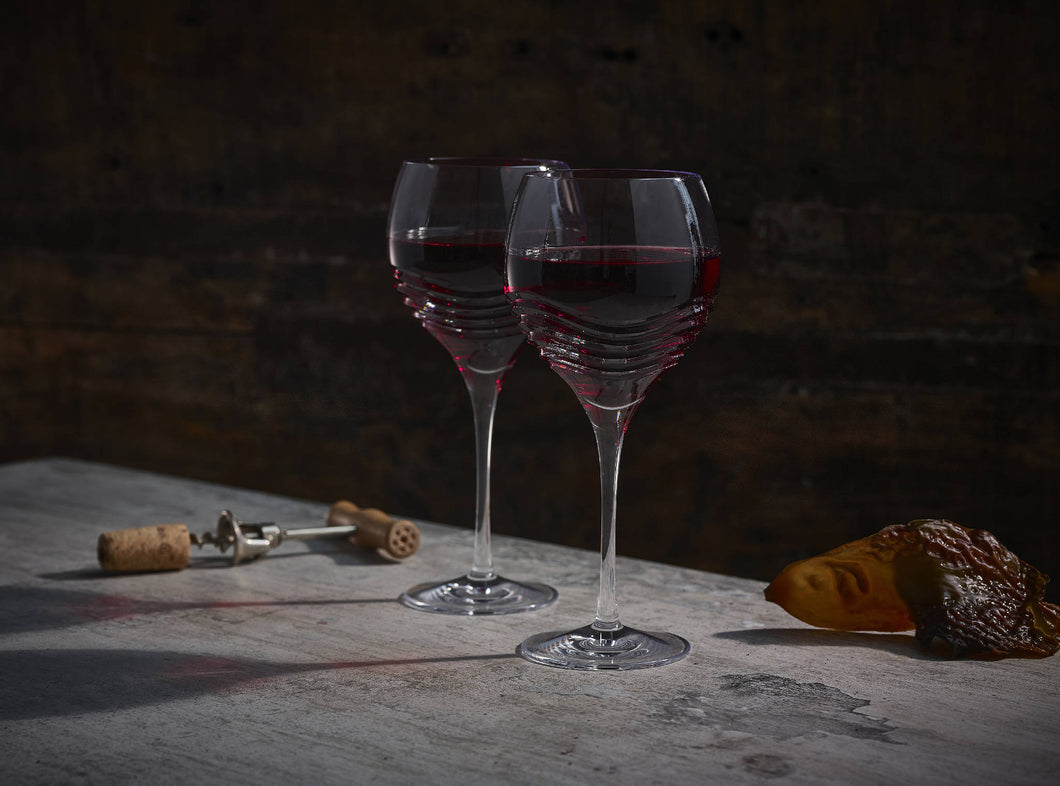 Tonn Irish Crystal Red Wine glasses - Pair