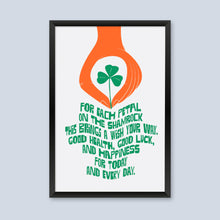 Load image into Gallery viewer, Shamrock - Original Screen Print - Signed by the Artist
