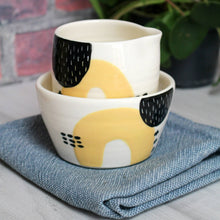 Load image into Gallery viewer, Maka Ceramics - Sugar Bowl &amp; Pourer Set (choose from yellow, blush, green or blue)
