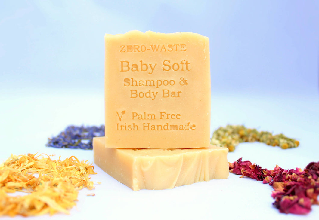 Palm Free Irish Soap, Soothing Baby Soft Shampoo Bar