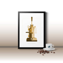Load image into Gallery viewer, La Pavoni lever coffee machine - art print
