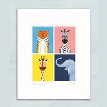 Load image into Gallery viewer, Zoo Crew giclee print
