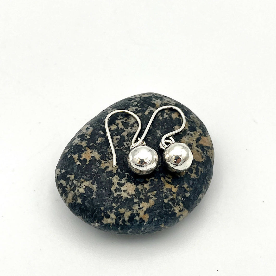 Handmade Silver “Teardrop” Earrings