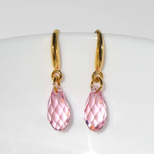 Load image into Gallery viewer, Briolette earrings with Swarovski® crystals
