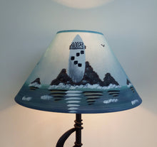 Load image into Gallery viewer, Fastnet Lighthouse Hand Painted Lampshade
