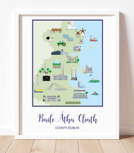 Load image into Gallery viewer, Dublin Illustrated Maps &amp; Art Prints
