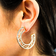 Load image into Gallery viewer, Maya Earrings in Silver &amp; Gold
