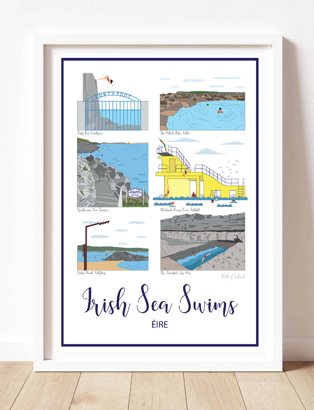 Irish Sea Swims Print