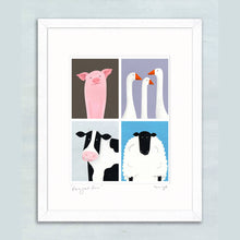 Load image into Gallery viewer, Farmyard Fun giclee print 11 x 14&quot;

