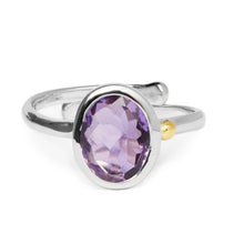Load image into Gallery viewer, Dream Ring in Silver &amp; Amethyst
