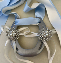 Load image into Gallery viewer, Borrowed and Blue wedding horse shoe gift
