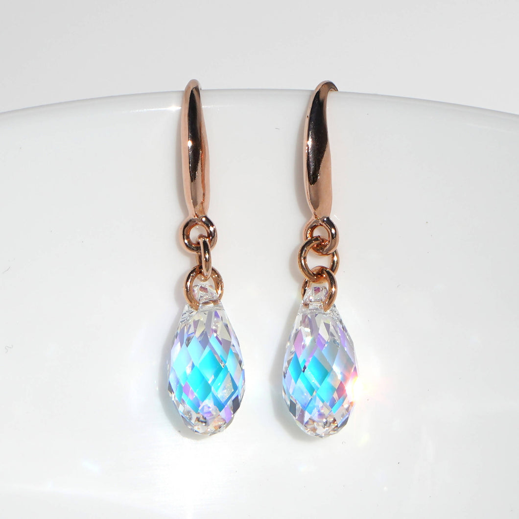 Briolette earrings with Swarovski® crystals