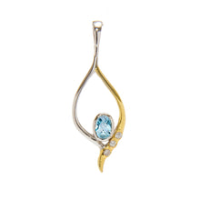 Load image into Gallery viewer, Desert Star Pendant in Blue Topaz
