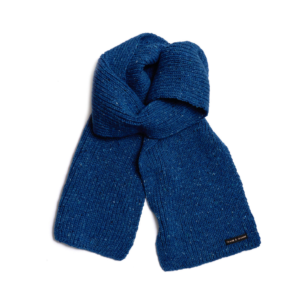 Azure - Merino Wool Knit Scarf