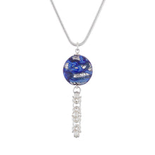 Load image into Gallery viewer, &quot;Ocean&quot; Sterling silver &amp; Murano glass necklace
