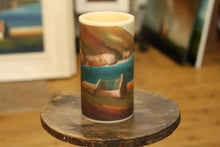Load image into Gallery viewer, Wax Print Hurricane Lantern - Keem, Achill
