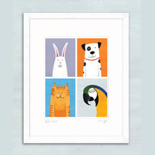 Load image into Gallery viewer, Pet Pals giclee print 11 x 14&quot;
