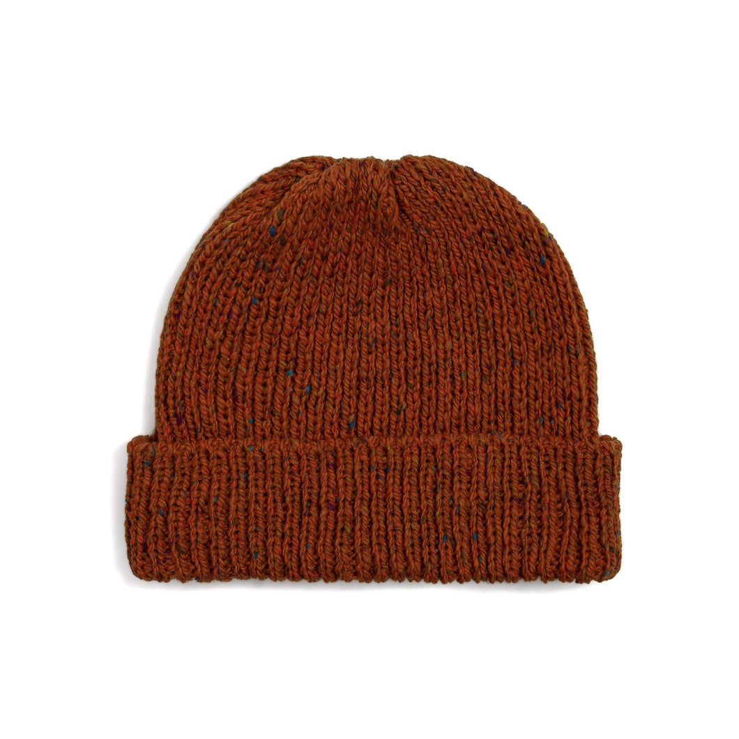 Lichen Orange - Donegal Tweed Wool Hat