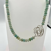 Load image into Gallery viewer, Handmade Necklace “Rose with Apatite”.
