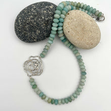 Load image into Gallery viewer, Handmade Necklace “Rose with Apatite”.

