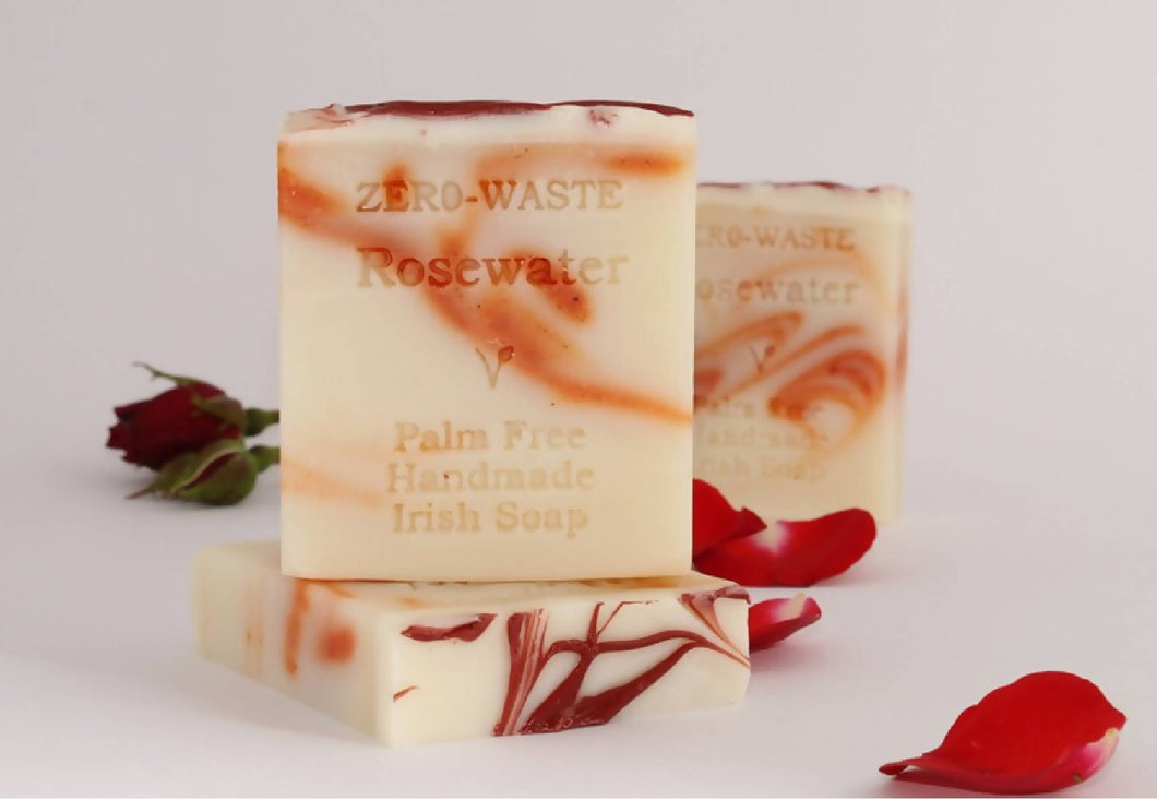 Palm Free Irish Soap, Skin Balancing Floral Rosewater